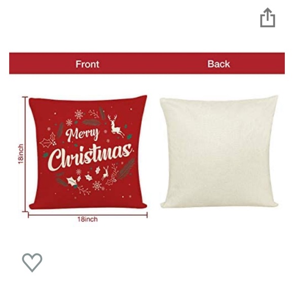 Christmas throw pillow cases - Picture 3 of 6